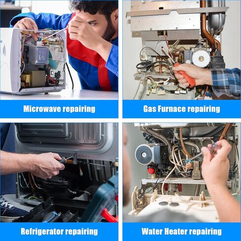 2 قطعة استبدال الحد L350، مفتاح حد الفرن المقاوم لدرجة الحرارة متوافق مع Rheem 47-22861-01 أجزاء إصلاح سخان المياه والثلاجة وموقد الغاز in Kuwait