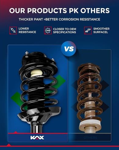 KAX 2 قطعة دعامة أمامية كاملة ومجموعة زنبركية ملفوفة لـ 2018-2013 ألتيما 172901 172902 in Kuwait