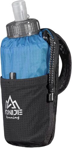 AONIJIE Quick Grip Handheld Soft Water Bottle for Running, Hand Strap Hydration Pack with 500ml Handheld Soft Flask Water Bottle (Blue) in Saudi Arabia