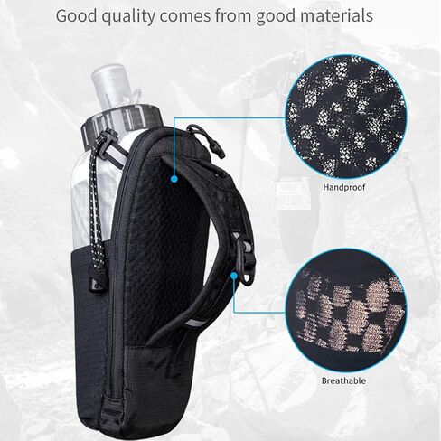AONIJIE Quick Grip Handheld Soft Water Bottle for Running, Hand Strap Hydration Pack with 500ml Handheld Soft Flask Water Bottle (Blue) in Saudi Arabia