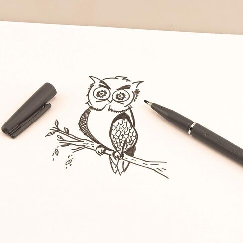 Pentel Arts Sign Pen with Pigment Ink, Black (ST150BPA) in Saudi Arabia