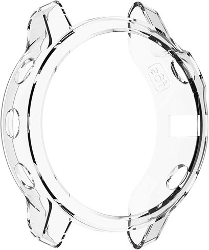 Compatible with Garmin Fenix 6s Case Cover, Scratch-Resistant Soft Durable TPU Clear Protective Cover Bumper Frame Protector Case Accessories for Garmin Fenix 6s Pro/Fenix 6s Smartwatch (Clear) in Kuwait