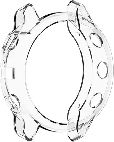 Compatible with Garmin Fenix 6s Case Cover, Scratch-Resistant Soft Durable TPU Clear Protective Cover Bumper Frame Protector Case Accessories for Garmin Fenix 6s Pro/Fenix 6s Smartwatch (Clear) in Kuwait