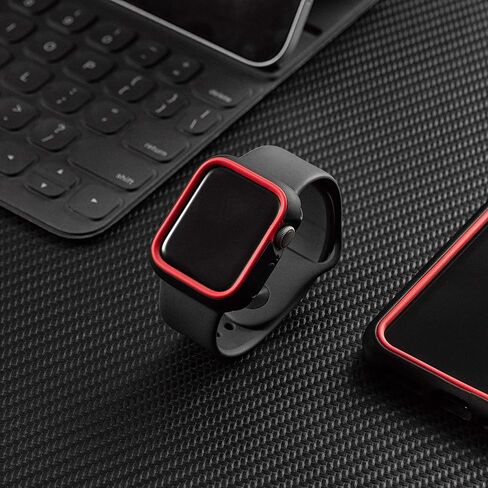 RHINOSHIELD Bumper Case Compatible with Apple Watch Series 3/2/1 - [42mm] | Slim Protective Cover - Lightweight and Shock Absorbent - Black in Saudi Arabia