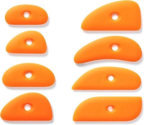 Xiem Tools Soft Silicone Clay Rib for Ceramics and Pottery (SCR1-O-10193) in Saudi Arabia