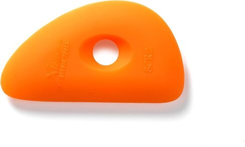 Xiem Tools Soft Silicone Clay Rib for Ceramics and Pottery (SCR1-O-10193) in Saudi Arabia