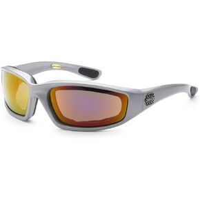 5Zero1 Choppers Gangster Mens Women Biker Foam Padded Matte Motorcycle Goggles Sunglasses