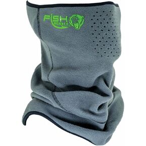 Fish Monkey UPF 50 220g Tec Fleece Flared Wind Blocking Face Guard with Glasses Fog Resistant Vented Mouth for Men and Women