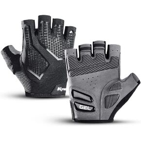 KynciLOR Cycling Gloves Bike Gloves for Men Women Breathable Half Finger Mountain Bike Gloves Shock-Absorbing Liquid Silica Gel Pad Anti-Slip Bicycle Gloves