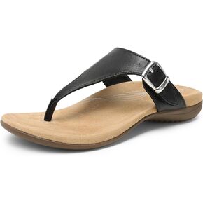 DREAM PAIRS Women's Arch Support Orthotic Flip Flops Summer Comfortable Slip On Thong Sandals Slippers