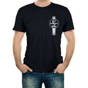 Shelby Muscle Stripe Black Tee T-Shirt | Officialy Licensed Shelby® Product | 100% cotton