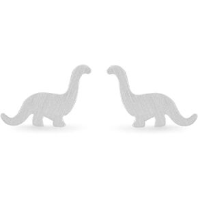 Boma Jewelry Sterling Silver Brontosaurus Dinosaur Stud Earrings