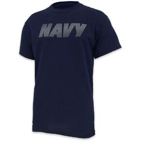 Armed Forces Gear Men's Navy Military Reflective PT Shirt