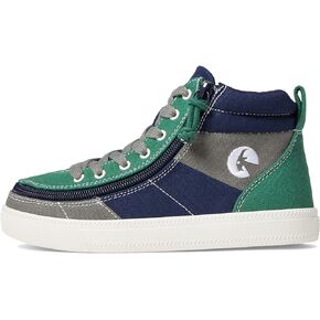 BILLY Footwear Kids Street High Top Sneakers for Toddlers – Canvas Upper – Padded Collar - Cushioned Footbed