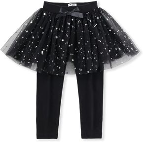 BINIDUCKLING Skirt with Leggings Girls Tutu Skirted Leggings Set 18 Months-6 Years