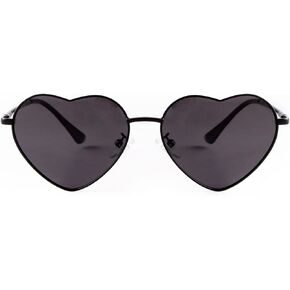 SORVINO Heart shaped Sunglasses Vintage Fashion Metal Frame Cute Lovely Style Polarized Pink Glasses for Festival Party Favor
