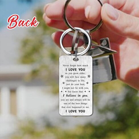 Gezxin Granddaughter Christmas Keychain gifts- Merry Christmas Xmas Granddaughter- Valentines Day Present from Grandparents in Saudi Arabia