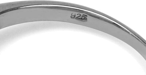 Silvershake 8MM Round Genuine Gemstone 925 Sterling Silver Trinity Triquetra Celtic Knot Ring in Saudi Arabia