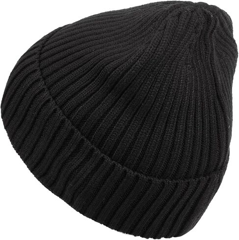 CLAPE Cuffed Beanie Hat Winter Hats for Men Knit Slouchy Beanie Hats Warm Baggy Skull Cap Stretchy Warm Ski Hats in Saudi Arabia