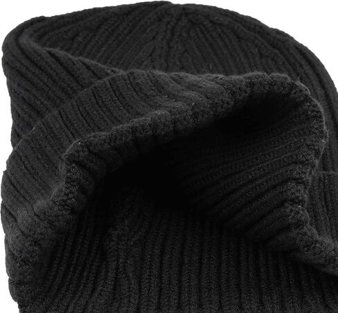 CLAPE Cuffed Beanie Hat Winter Hats for Men Knit Slouchy Beanie Hats Warm Baggy Skull Cap Stretchy Warm Ski Hats in Saudi Arabia