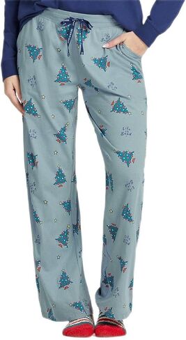 Life is Good Women's Vintage Heart Tree Sleep Pants, Smoky Blue, Small in Saudi Arabia