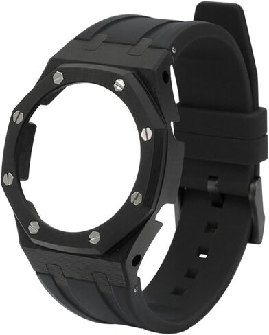 GA2100 Casioak - هيكل من ألياف الكربون مع حزام مطاطي من الفلور - مجموعة تحديثية لساعات الرجال Gshock GA-2100/GA-2110/GM-2100 in Kuwait