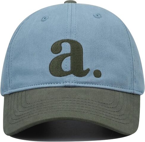 Men's Two-Tone Baseball Cap Curved Brim Trucker Cap Embroidered Dad Hat Adjustable Golf Fitted Hat for Women in Kuwait