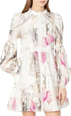 Ted Baker Fleurz Linen Mini Dress in Saudi Arabia