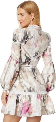 Ted Baker Fleurz Linen Mini Dress in Saudi Arabia