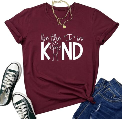 YITAN Women Graphic Tees Cute Shirts Casual Tops in Kuwait