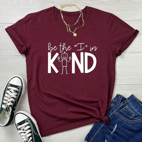 YITAN Women Graphic Tees Cute Shirts Casual Tops in Kuwait