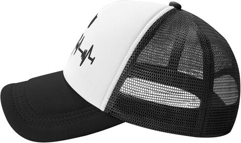 Women's Horse Heartbeat Trucker Hat, Adjustable Snapback Mesh Baseball Cap for Women and Men in Kuwait