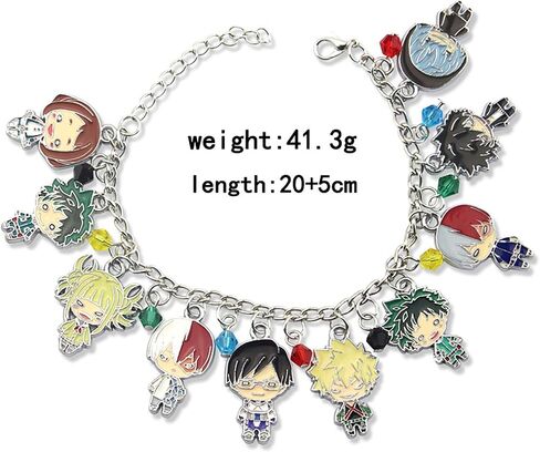 Good Friend bnha mha Academia fashion novelty charm bracelet, anime manga series, the best choice for mha fans in Saudi Arabia