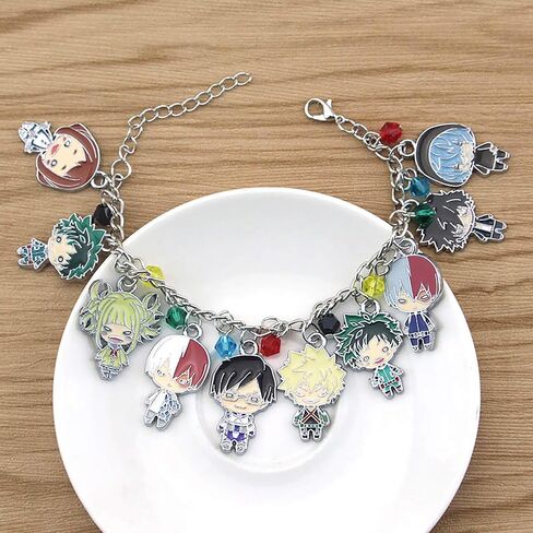 Good Friend bnha mha Academia fashion novelty charm bracelet, anime manga series, the best choice for mha fans in Saudi Arabia