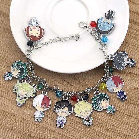 Good Friend bnha mha Academia fashion novelty charm bracelet, anime manga series, the best choice for mha fans in Saudi Arabia