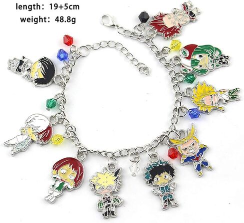 Good Friend bnha mha Academia fashion novelty charm bracelet, anime manga series, the best choice for mha fans in Saudi Arabia