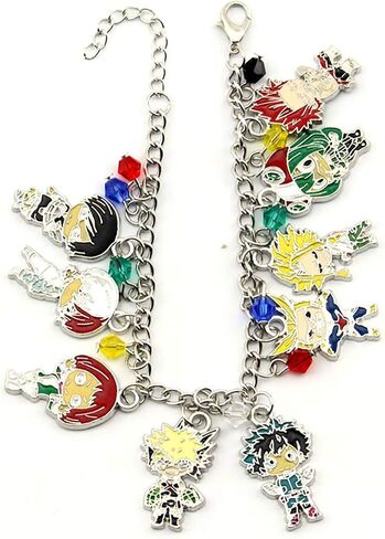 Good Friend bnha mha Academia fashion novelty charm bracelet, anime manga series, the best choice for mha fans in Saudi Arabia