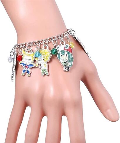 Good Friend bnha mha Academia fashion novelty charm bracelet, anime manga series, the best choice for mha fans in Saudi Arabia