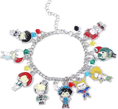Good Friend bnha mha Academia fashion novelty charm bracelet, anime manga series, the best choice for mha fans in Saudi Arabia