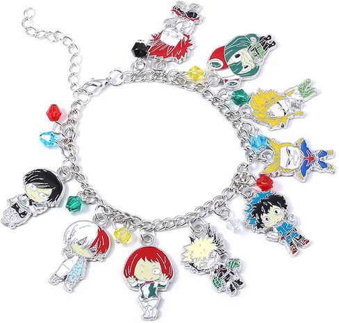 Good Friend bnha mha Academia fashion novelty charm bracelet, anime manga series, the best choice for mha fans in Saudi Arabia