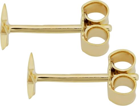 Kooljewelry 10k Yellow Gold Petite Star Stud Earrings in Saudi Arabia