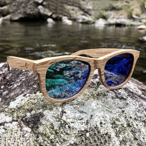 C3 Handmade Natural Wood polarized lens Sunglasses for Men and Women for Traveling Driving and Gift in Saudi Arabia