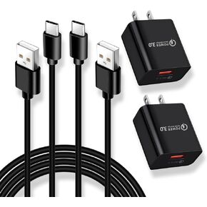 2 Pack 5V3A USB Charger for Motorola Razr/Razr Plus 2023,Mote Edge 2022,G Power 5G 2026 2025 2024,G Pure,G Play,One Ace,One 5G,Motorola G 5G/G Stylus 5G 2022/2023 Phone 10ft Type C Charging Cable in Kuwait