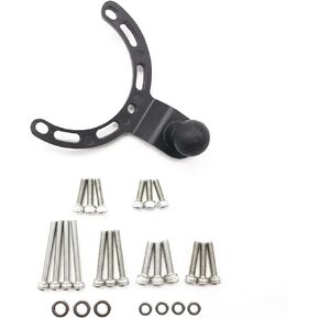 1 Set Adjustable SHLPDFM Motorcycle Tank Mount for Kawasaki for Honda for Yamaha Black Gas Tank Mount GPS Phone Camera Bracket Hoder