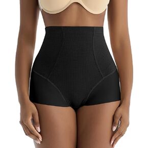 High Waist Tummy Control Shapewear Boy Shorts Underwear Mesh Shaping Briefs Body Shaper Panties for Women