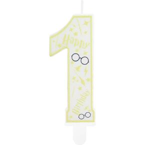 Magical Wizard Party Harry Birthday Candles Number 10 Candle Cake Topper Wizard School Potter Themed Happy 9th Birthday Cake Decorations for Boys Girls Kids Party Favor Supplies Decorations