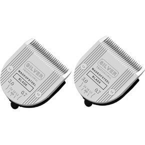 2PCS Adjustable 5 in 1 Replacement Blades Compatible with Wahl Bravura Clipper Chromado，Creativa，Figura Dog Clippers for Dogs Grooming (5in1/2Pack)