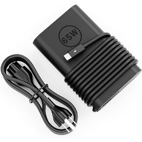 65W 60W USB-C Replacement for Dell Laptop Charger, for Dell Latitude 5420 5520 7420 5320 5530 5540 3440 5430 5440 XPS 13 Chromebook 3100 Type c Dell Computer Charger