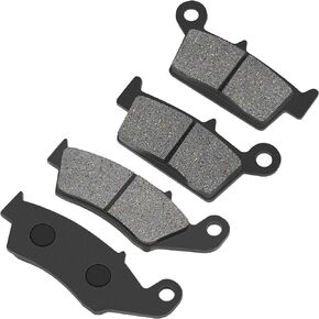 AHL Front and Rear Brake Pads Set for Yamaha YZ426F YZ426 F 2000-2002 YZ250F WR250F (4T) 2001-2002 WR426F WR426 F 2001-2002(Semi-metallic)