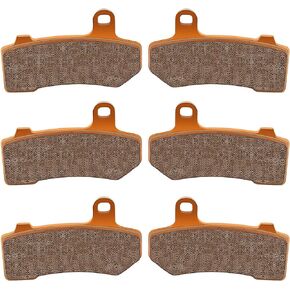 SCITOO Sintered Brake Pads Fit for 2008-2015 FLHX Street Glide 2015 FLHXS Street Glide Special 2008-2012 /Road 2006-2011 Night